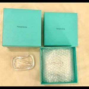 Tiffany & Co. Elsa Peretti Wave Dish Etched Signed